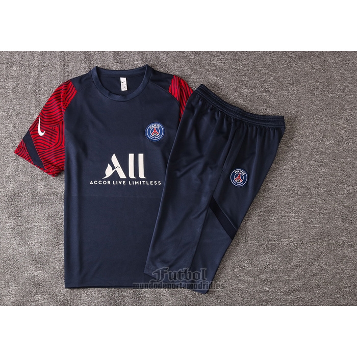 Chandal del Paris Saint-Germain Manga Corta 2020-2021 Azul y Rojo